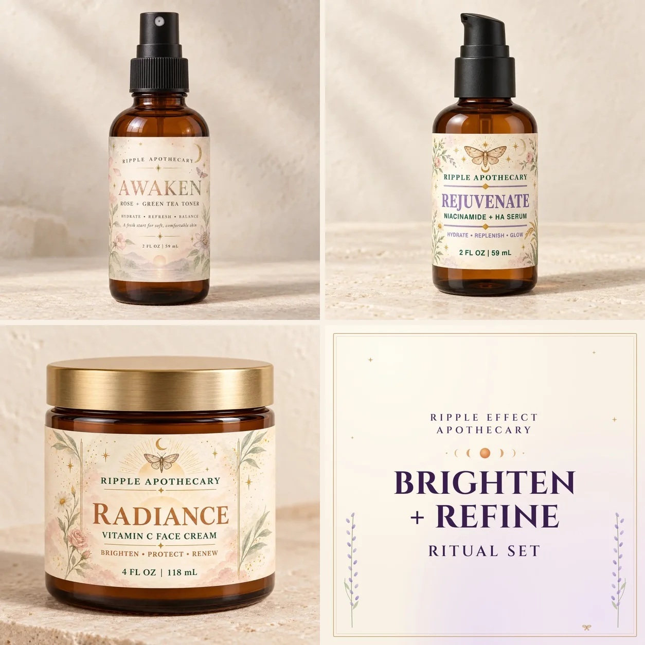 Brighten + Refine Ritual Set