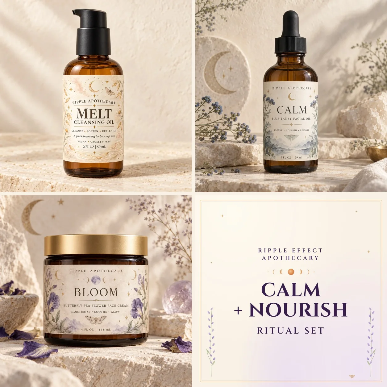 Calm + Nourish Ritual Set