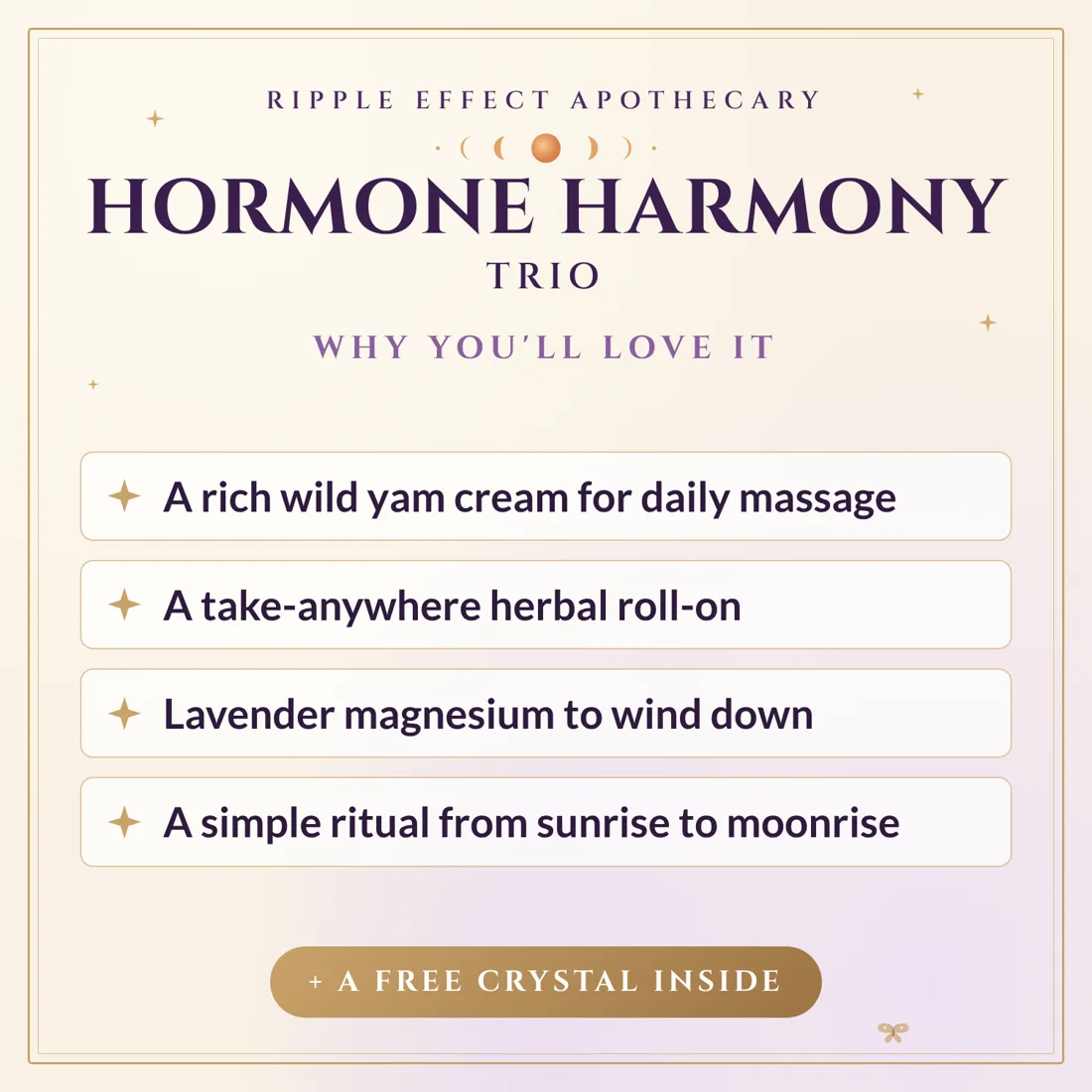 Why you'll love the Hormone Harmony Trio