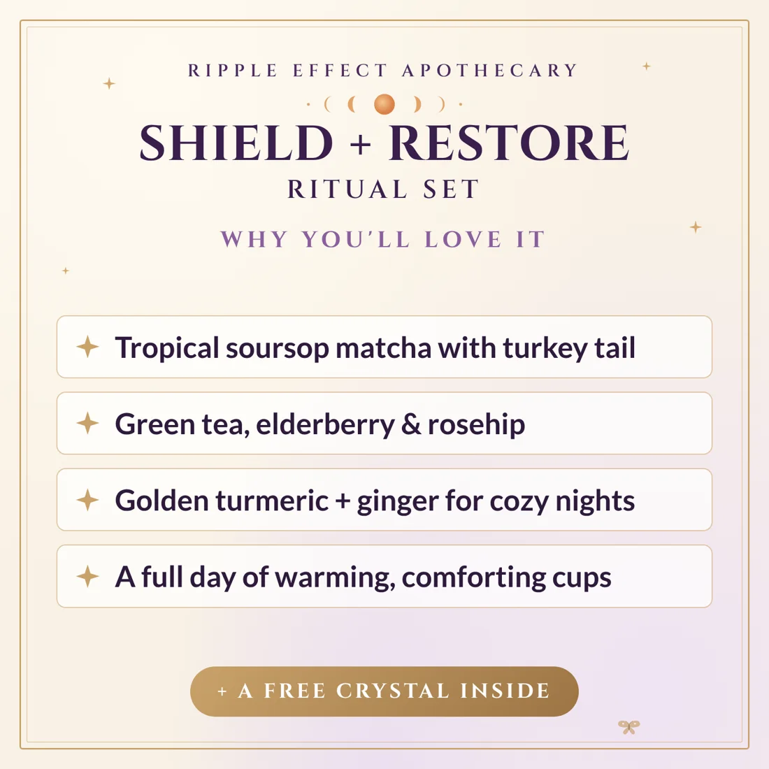 Why you'll love the Shield & Restore Ritual Set