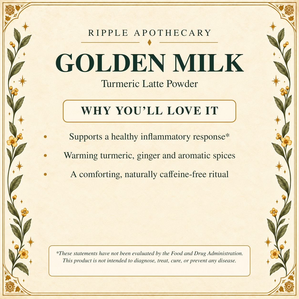 GOLDEN MILK benefits