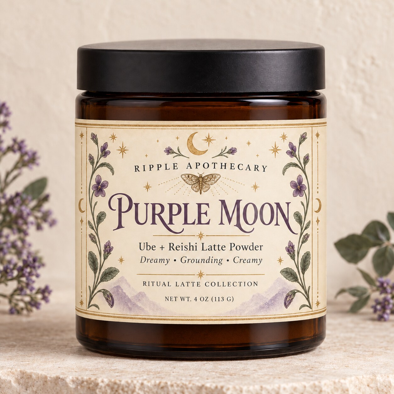 PURPLE MOON ritual latte powder