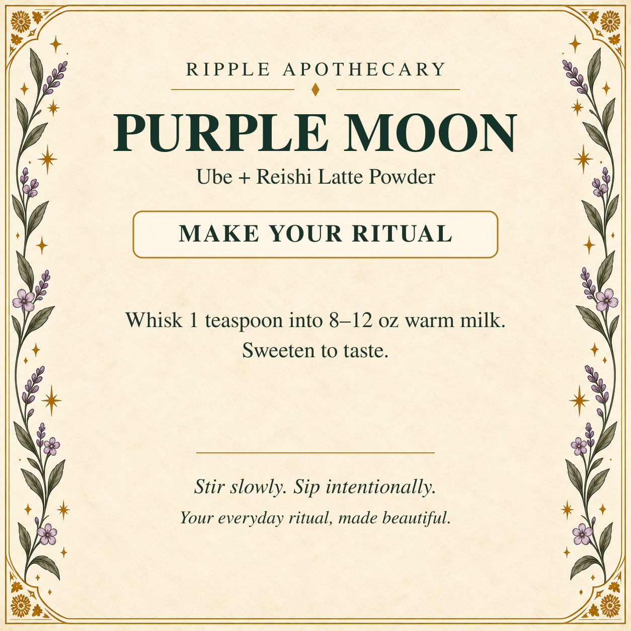 PURPLE MOON ritual