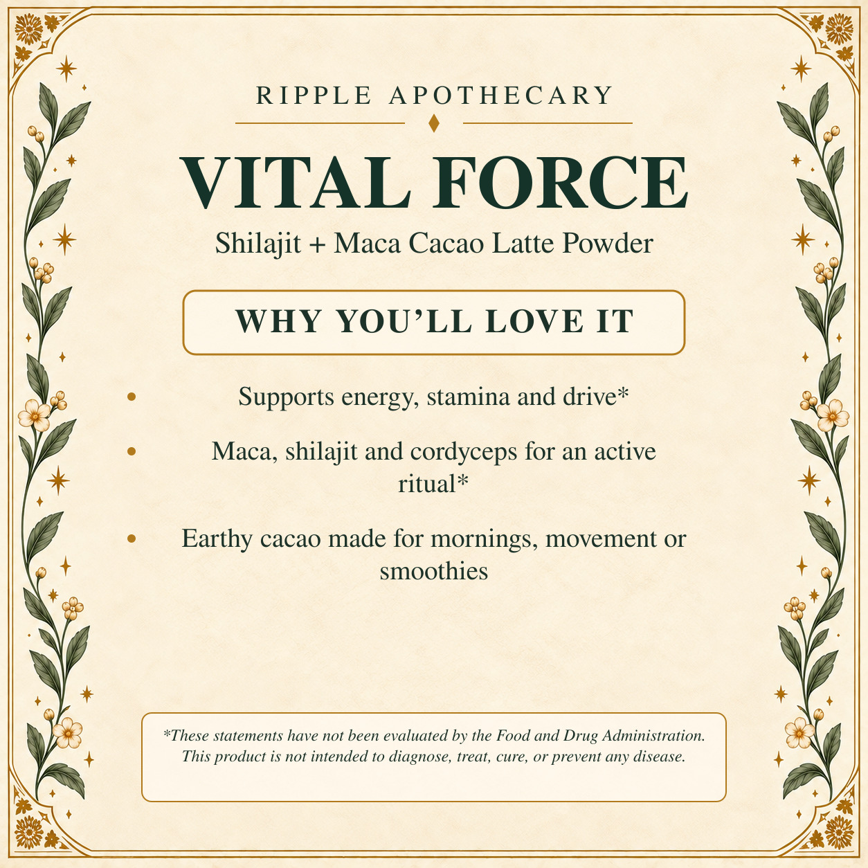 VITAL FORCE benefits