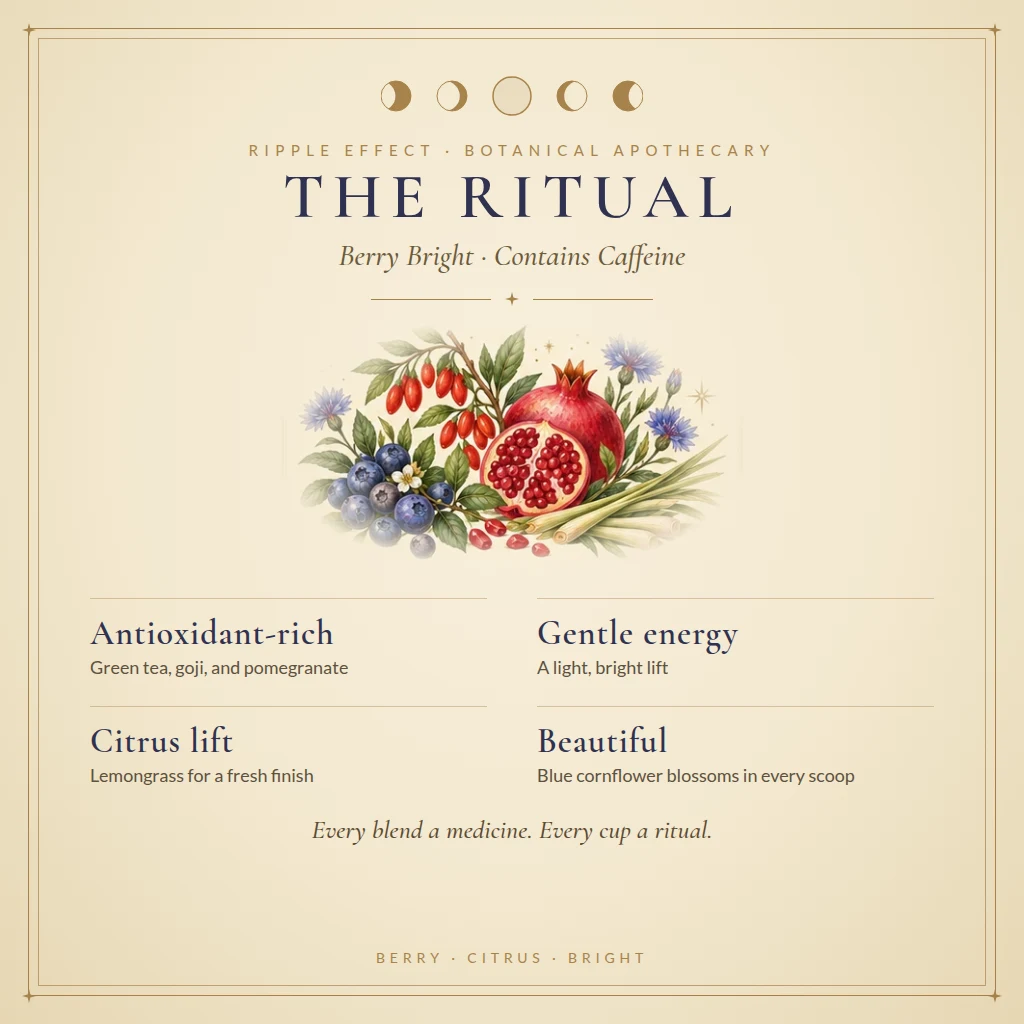 Berry Bright tea ritual and benefits