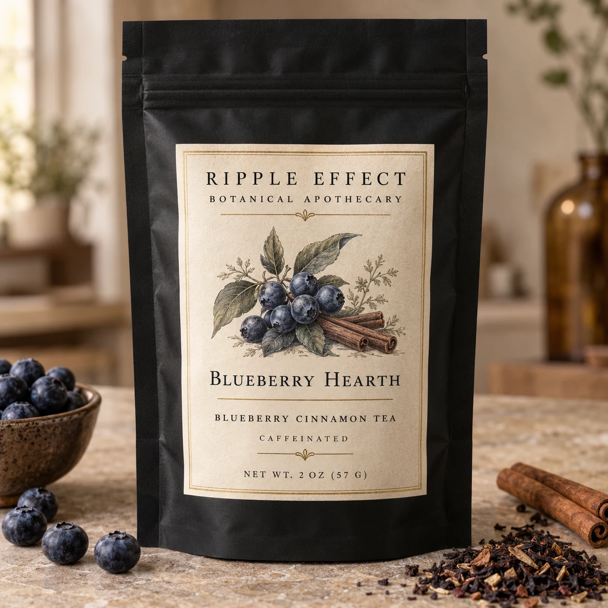 Blueberry Hearth loose leaf tea