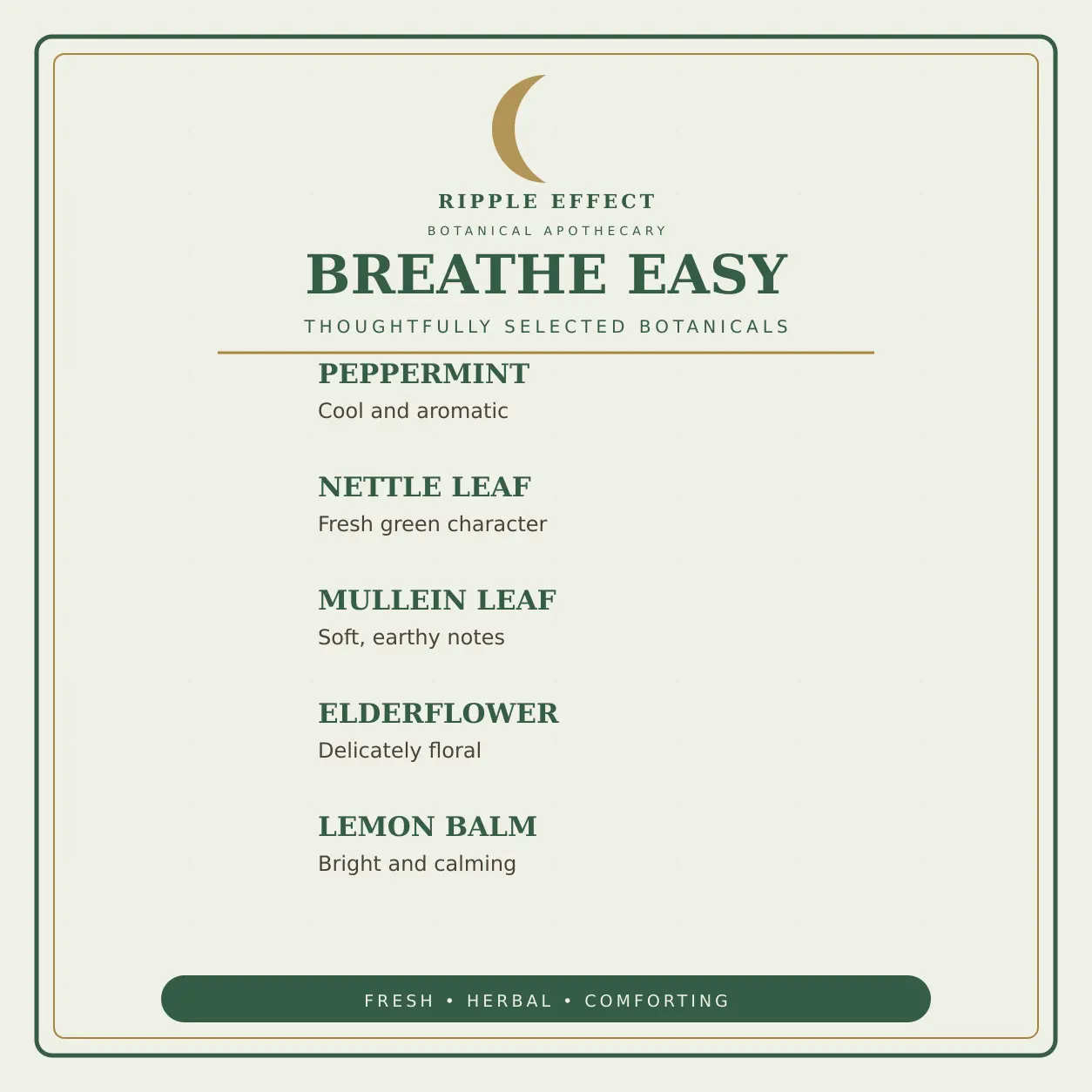 Breathe Easy ingredients