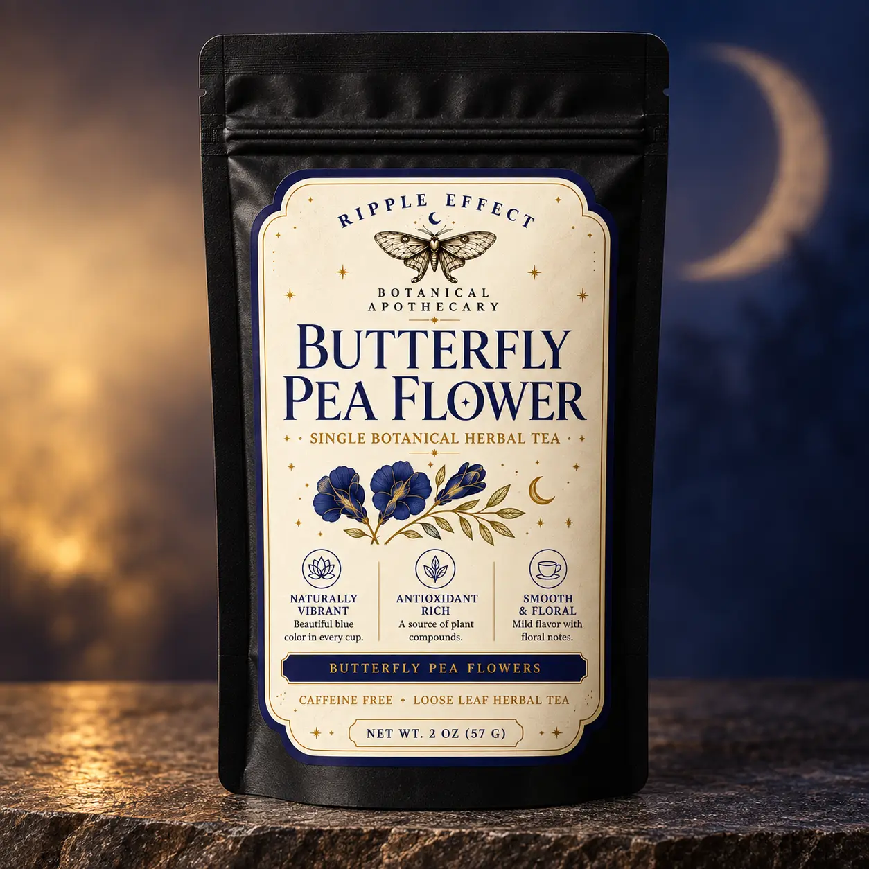 Butterfly Pea Flower loose leaf herbal tea