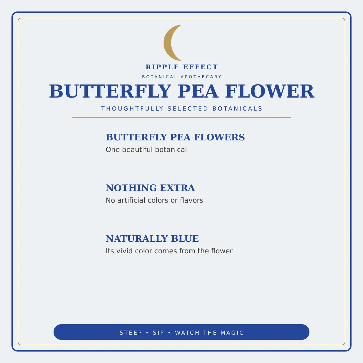 Butterfly Pea Flower ingredients