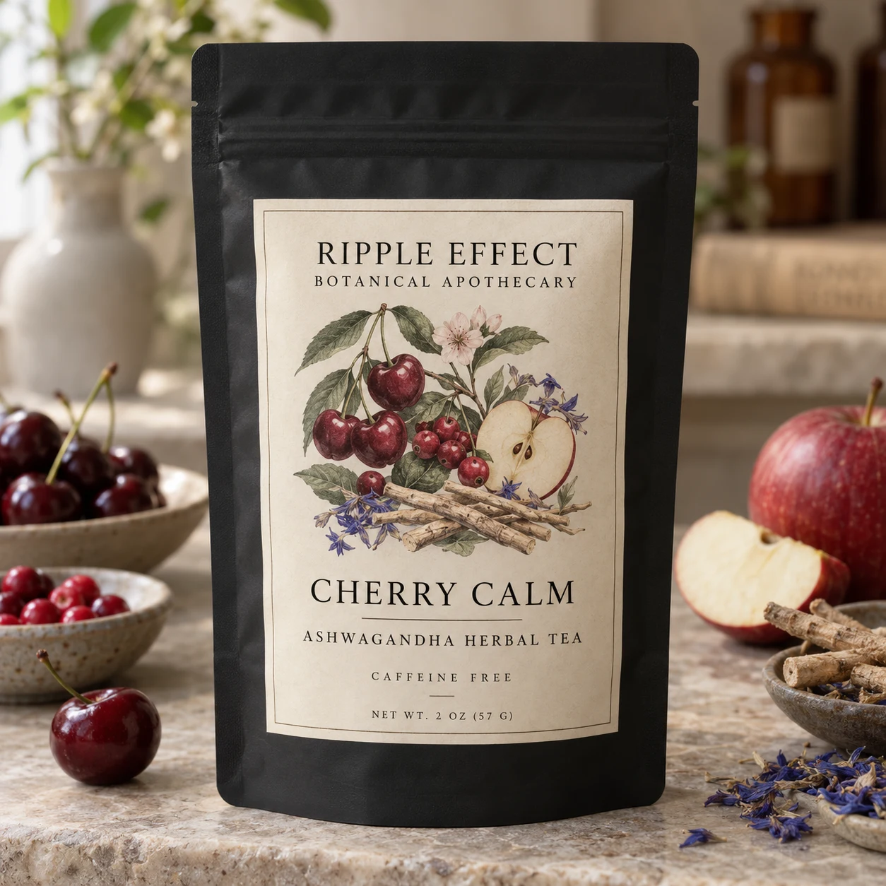 Cherry Calm loose leaf tea