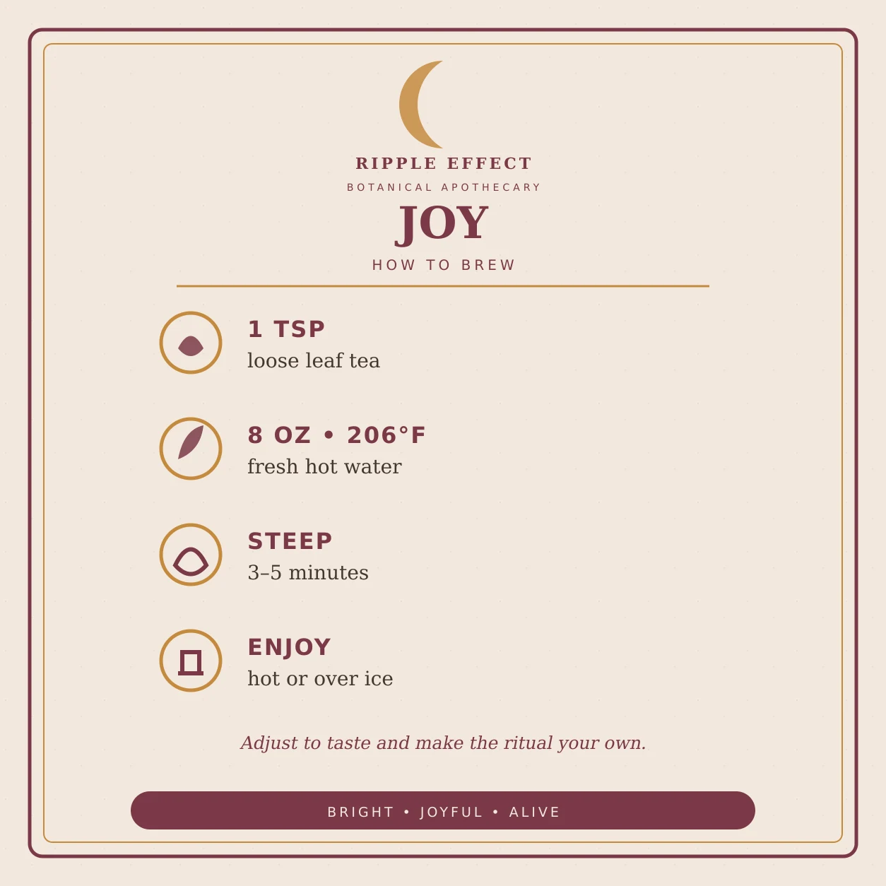 Joy how to brew
