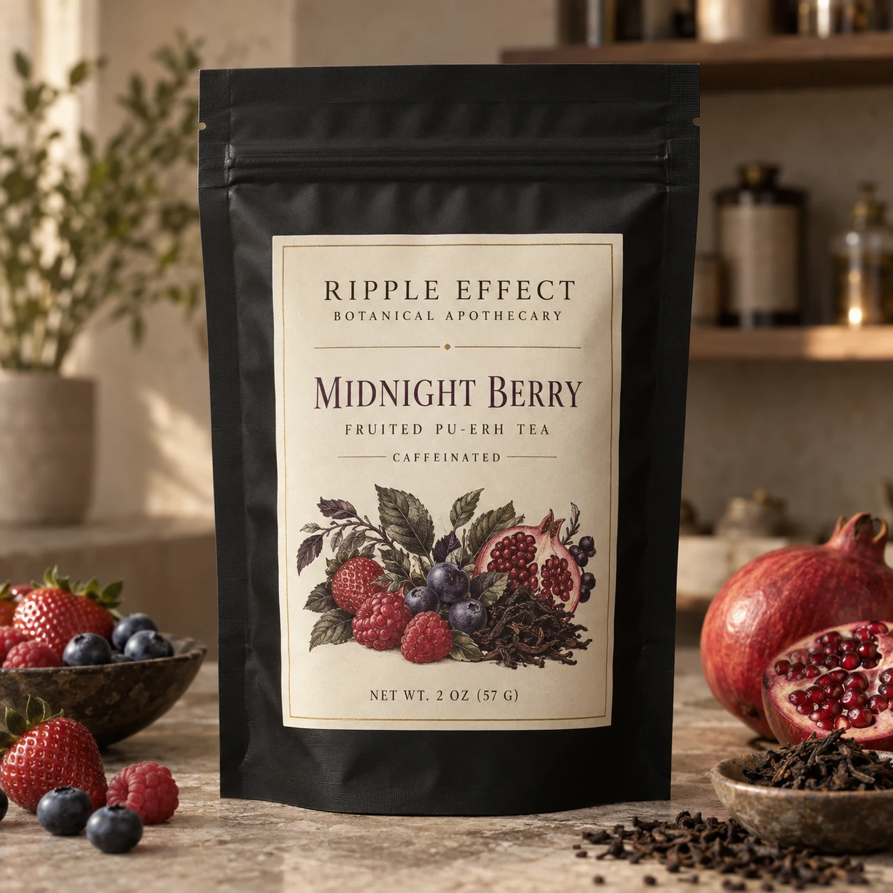 Midnight Berry loose leaf tea