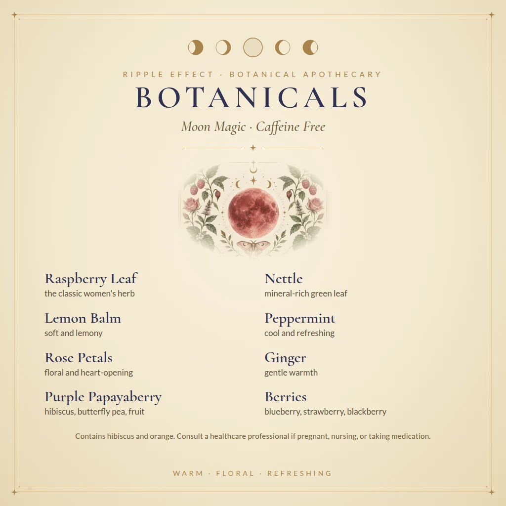 Moon Magic tea botanicals