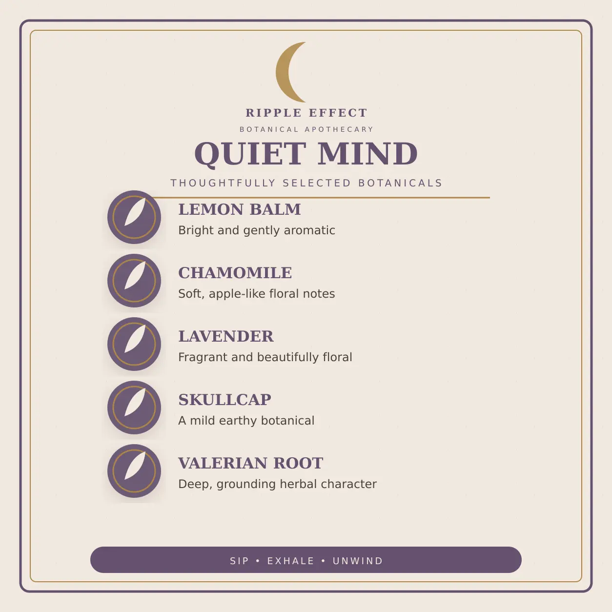 Quiet Mind ingredients